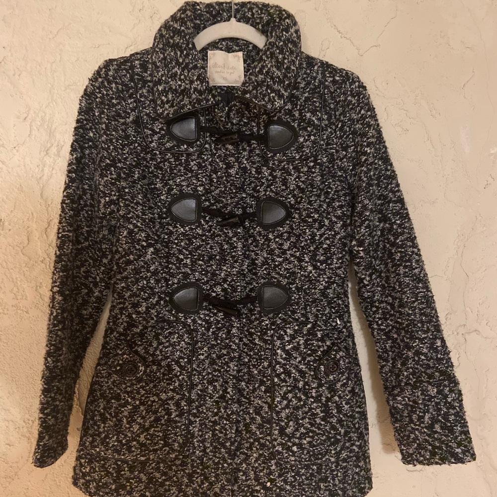 Classy black and white coat